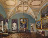 Hau Edward Petrovich Interiors of the Winter Palace. The First Room of the War Gallery - Hermitage